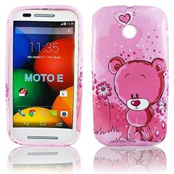 Motorola Moto E TPU Silicone SUTER BÄR Design Bescherming Mobiele Telefoon Hoes Case Tas Etui Bumper thematys®