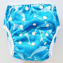 Wasbareluiers.eu Zmywalna pielucha do pływania w jednym rozmiarze