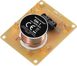 Monacor DN-1, 2-weg crossover voor 8 Ohm, luidspreker zelf-montage,Zwart