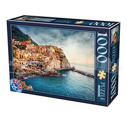 D-Toys 75956/EC 19 - Puzzle (1000 Piezas), diseño de Paisaje Italiano