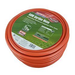 Faithfull FAIHOSE50PRE 50M (164 ft) Prestige Heavy-Duty Reinforced PVC Garden Hose 12.7 mm (1/2 Inch) Diameter, orange