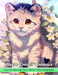 Havre Créatif Animaux Livre de Coloriage: Coloriage Des Animaux Créatifs, Designs Fantaisistes Pour La Joie Artistique Et L'Élégance Zoologique