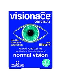 Visionace Original One-A-Day Formula Tablets to Support Vision Acuity and a Healthy Vision, by Vitabiotics