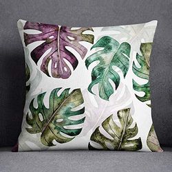 Bonamaison Funda de cojín, Cotton, Multicolor, 45X45