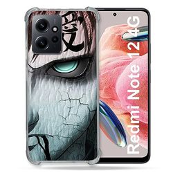 Cokitec Cover rinforzata in vetro temperato per Xiaomi Redmi Note 12 4G Manga Naruto Gaara