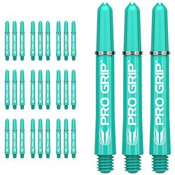 Target Darts Juego de 10 Ejes Pro Grip, Total 30 Piezas Vuelos para Dardos, Unisex, Agua, 34 mm