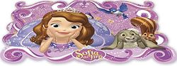 0425, Sofia Princess Placemat; Dimensions 43x29cm; Reusable Plastic Product; BPA Free.