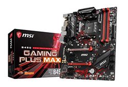 MSI B450 GAMING PLUS MAX Scheda madre ATX, AM4, DDR4, LAN, USB 3.2 Gen2, M.2, MYSTIC Light Sync, HDMI, DVI-D, AMD RYZEN 1st, 2nd e 3rd Gen Ready