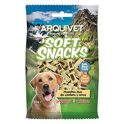 ARQUIVET Zachte snacks voor honden Duo Lams- en rijst, 14 x 100 g - Natuurlijke snacks voor honden van alle rassen - beloningen, beloningen, hondenblikjes