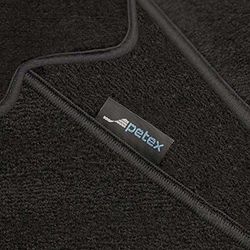 PETEX Monza Car Mat Premium Fit Front and Rear Black 7 Pieces
