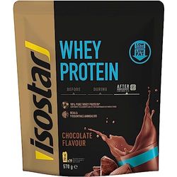 ISOSTAR - WHEY PROTEIN - Sabor Chocolate - Whey Protein 90% Pura - BCAA 22%, EAA 45% - Ayuda a Mantener y Aumentar la Masa Muscular - con Edulcorantes - 19 Bebidas (19 x 250ml) - 570g