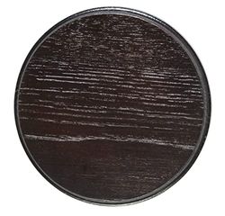JANUEL - Écusson Chêne Dents Sanglier - Diamètre 16cm - Foncé