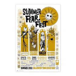 Erik The Nightmare Before Christmas poster - Summer fear feest kunstdruk poster 61 x 91,5 cm