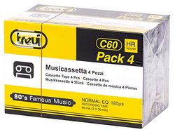 Trevi C60 HR Audiocassette 60 minuten 4 pack