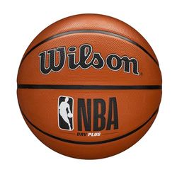 Wilson Basketbal, NBA DRV Plus Model, Outdoor, Rubber, Maat: 7, Bruin