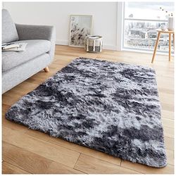 GC GAVENO CAVAILIA Hug Snug Marble Rug, Charcoal, 120X170 cm