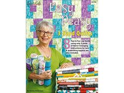 Fabric Cafe Easy Peasy 3-Yard Quilts Bk, Cotton, Brown