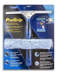 Ettore Kit de Lavage pour Fenetres ProGrip 65000 A Ergonomique Bleu Squeegee