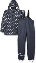 CareTec Baby und Kinder Regenjacke und Regenhose im Set, Dark Navy (778), 140