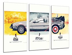 Quadros câmara póster fotográfico regresso ao futuro, cinema, multicolor, 97 x 62 cm XXL