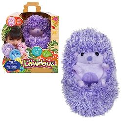 LES LOVIDOUS, Peluche de 17 cm, Interactive et électronique, Modèle Hérisson, pour Les Enfants dès 3 Ans, CUR006
