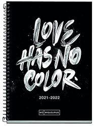 MIQUELRIUS - School Diary 2021-2022 – Plus Size 15 x 21.3 cm, Day Page, Teen Color Love, Spanish Language