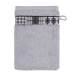 frottana Fjord wash Glove, made of 100% cotton, Silver, 20 x 15 cm