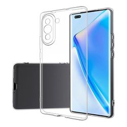 Transparante hoes voor Huawei Nova 10 Pro, 【Niet vergelend】Dunne hoes, schokbestendig, krasbestendig, transparante achterkant van zachte TPU-siliconen, transparant