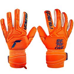 Reusch Guantes de Portero Unisex Unisex Atract Freegel Silver Junior Shocking Naranja 4