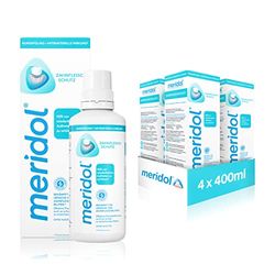 meridol Collutorio 4 x 400 ml – effetto antibatterico per denti e gengive sani, senza alcool