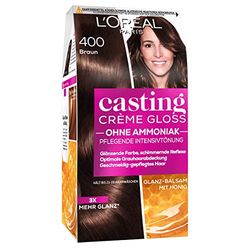 L'Oreal Paris - tinta per capelli Casting Creme Gloss Glossy Blacks, 200, ebano