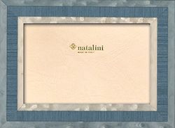 Natalini, RIVA AZZURRO 13X18, Cadre photo, Bois, Bleu ciel, Mesures exterieures 18 X 23 X 1,5