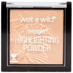 Wet n Wild - MegaGlo Highlighting Powder - Iluminador em pó para uma pele mais brilhante e radiante - Fórmula de seda, suave e de alta pigmentação com acabamento nacarado- Precious Petals - 1 unidade