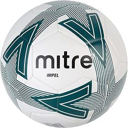Mitre Impel L30P Football, Highly Durable, Shape Retention, White/Green, 2