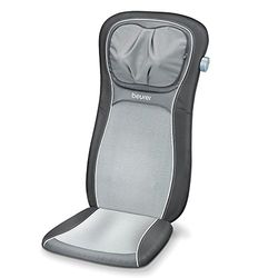 Beurer MG 260 2 in 1, Coprisedile per Massaggio Shiatsu a Schiena e Cervicale con Funzione di Riscaldamento Attivabile