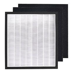 KTWT 1 kit HEPA 2 pré-filtres pour purificateur d'air Oreck OptiMax Medium Room AIR94