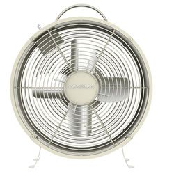 Cecotec Tafelventilator EnergySilence 400 RetroDesk Beige. 25W vermogen, 8 Inch, 4 Aerodynamische Bladen, Minimalistisch ontwerp, 2 Snelheden, Robuust en Stabiele Basis