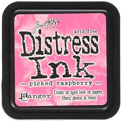 Ranger Tim Holtz Distress Ink Pad, kunststof, Picked Raspberry, 7,5 x 7,5 x 47 cm