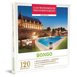 Bongo Bon - Gastronomisch Droomweekend | Cadeaubonnen Cadeaukaart cadeau voor man of vrouw | 120 luxueuze hotels