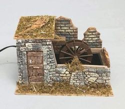 Euronatale Moulin à Eau 23 x 16 x 15 cm PR-24625, comme Photo, Unique
