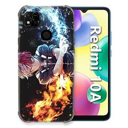 Cokitec Carcasa para Xiaomi Redmi 10A Manga My Hero Academia Shoto