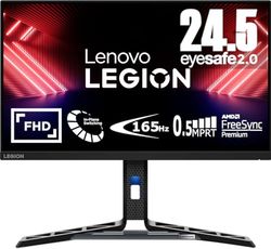 Lenovo Legion R25i-30 - Monitor Gaming 24.5'' FullHD con EyeSafe (IPS, 165Hz, 0.5ms, HDMI+DP, FreeSync Premium, Altavoces) Ajuste de inclinación/Altura/Pivot/Giro - Negro