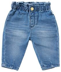 Noppies Baby Girls Denim Pants New York broek meisjes, Medium Blue Wash - P044, 68 cm