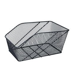 Dunlop cykelkorg – 13 liter – cykel bak – inkl. däckhållare – fastsättning utan verktyg – metall – svart