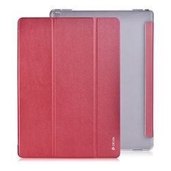 DEVIA Light Grace - Funda de Piel para iPad Pro, Color Rojo