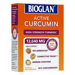 Bioglan Active Curcumin | Turmeric Extract | 1 Month Supply | 30 Tablets