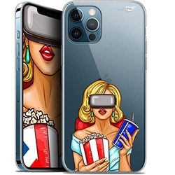 Caseink Beschermhoesje voor Apple iPhone 12 Pro Max (6,7 inch), gel, HD, bedrukt in Frankrijk, iPhone 12 Pro Max beschermhoes, zacht, schokbestendig, in de bioscoop