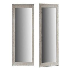 DKD Home Decor Espejo de Pared Blanco (1,5 x 155 x 54 cm)