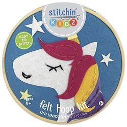 Fabric Editions CERCHI IN FELTRO UNICORNO, taglia unica