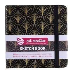 Talens Art Creation Cuaderno Bocetos Art Decó | 12 x 12 cm, 140 g, 80 Hojas (9314154M)